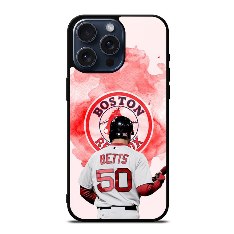 MOOKIE BETTS BOSTON RED SOX iPhone 15 Pro Max Case
