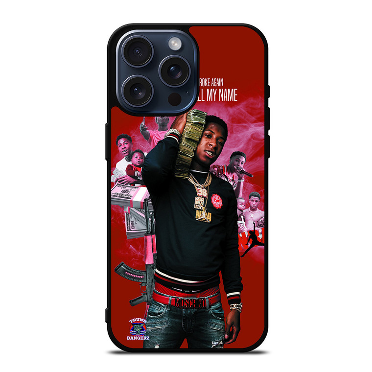 NBA YOUNGBOY RAPPER SINGER iPhone 15 Pro Max Case