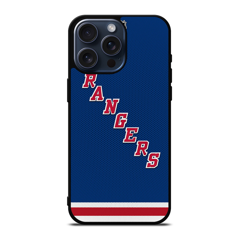 NEW YORK RANGERS NHL LOGO TEAM iPhone 15 Pro Max Case