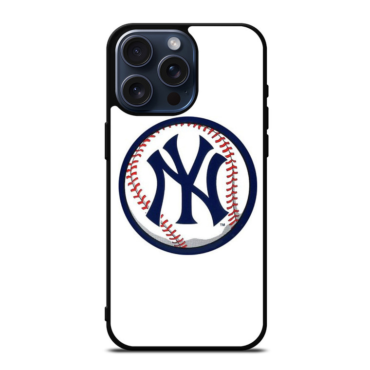 NEW YORK YANKEES BALL LOGO iPhone 15 Pro Max Case