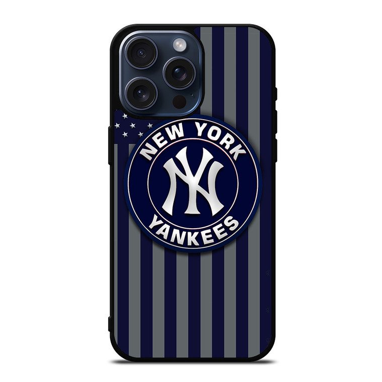 NEW YORK YANKEES BASEBALL USA FLAG iPhone 15 Pro Max Case