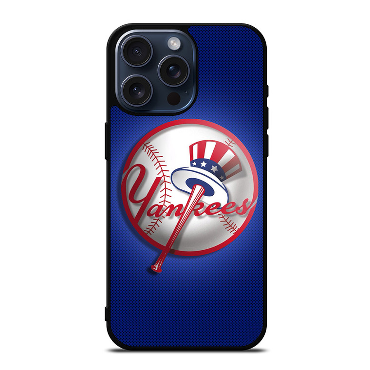 NEW YORK YANKEES RETRO LOGO iPhone 15 Pro Max Case NEW YORK YANKEES RETRO LOGO iPhone 15 Pro Max Case