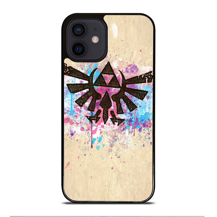 TRIFORCE SPLASH EMBLEM ART iPhone 12 Mini Case