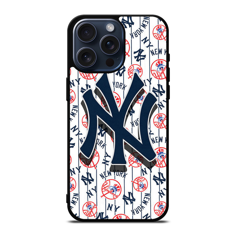 NEW YORK YANKEES TEAM BASEBALL LOGO iPhone 15 Pro Max Case