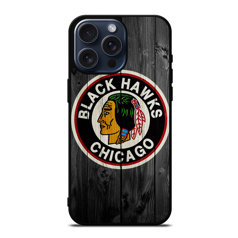 NHL CHICAGO BLACKHAWKS RETRO iPhone 15 Pro Max Case