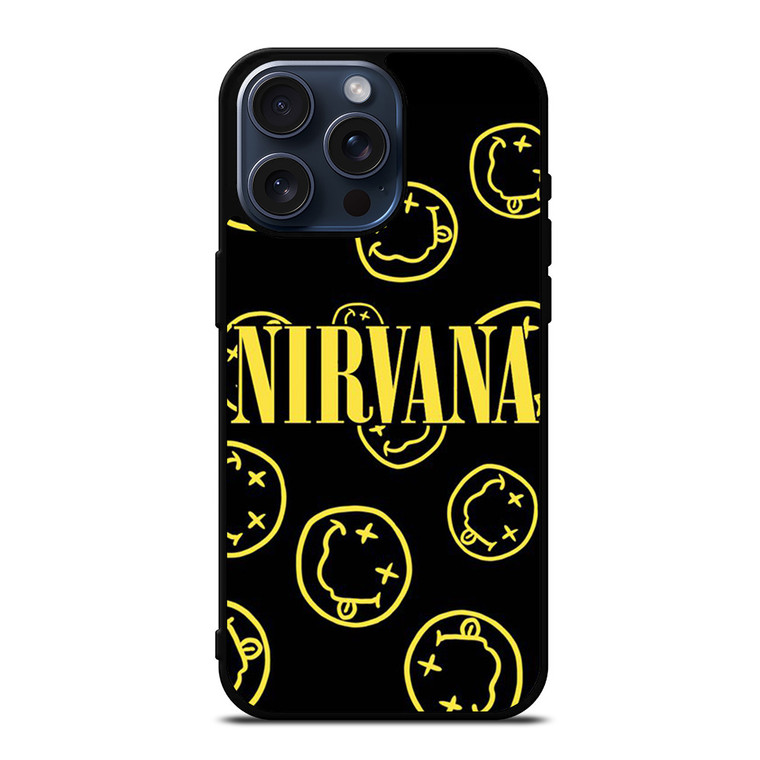 NIRVANA SMILEY FACE COLLAGE iPhone 15 Pro Max Case