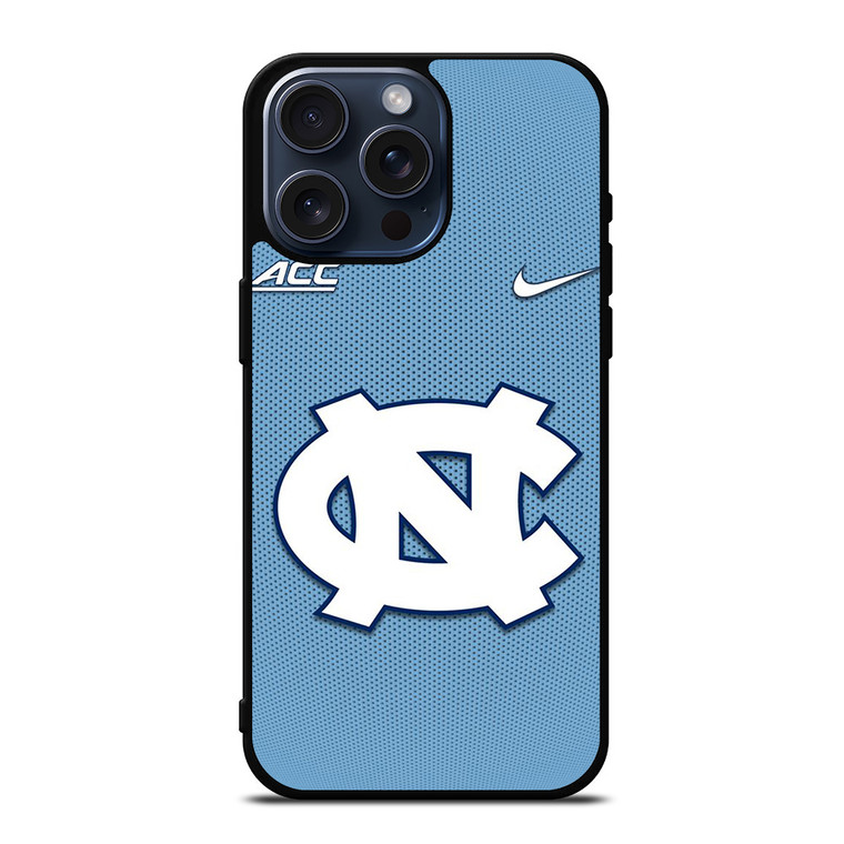 NORTH CAROLINA TAR HEELS FOOTBALL LOGO JERSEY iPhone 15 Pro Max Case