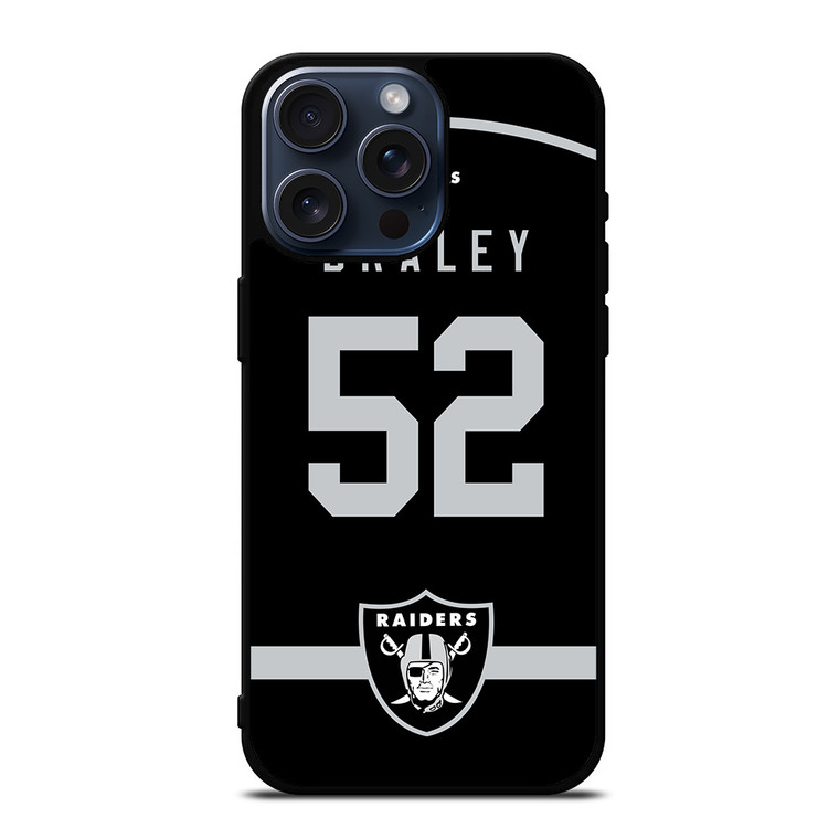 OAKLAND RAIDERS BRALEY iPhone 15 Pro Max Case
