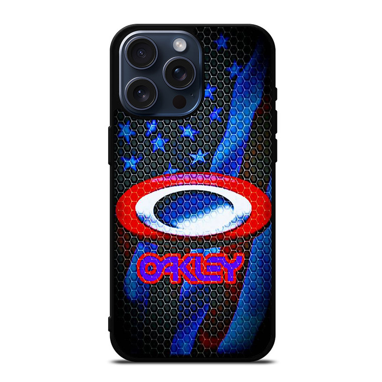 OAKLEY LOGO AMERICAN FLAG iPhone 15 Pro Max Case