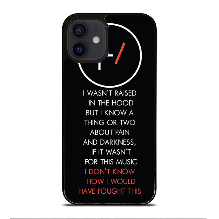 TWENTY ONE PILOTS LYRIC iPhone 12 Mini Case