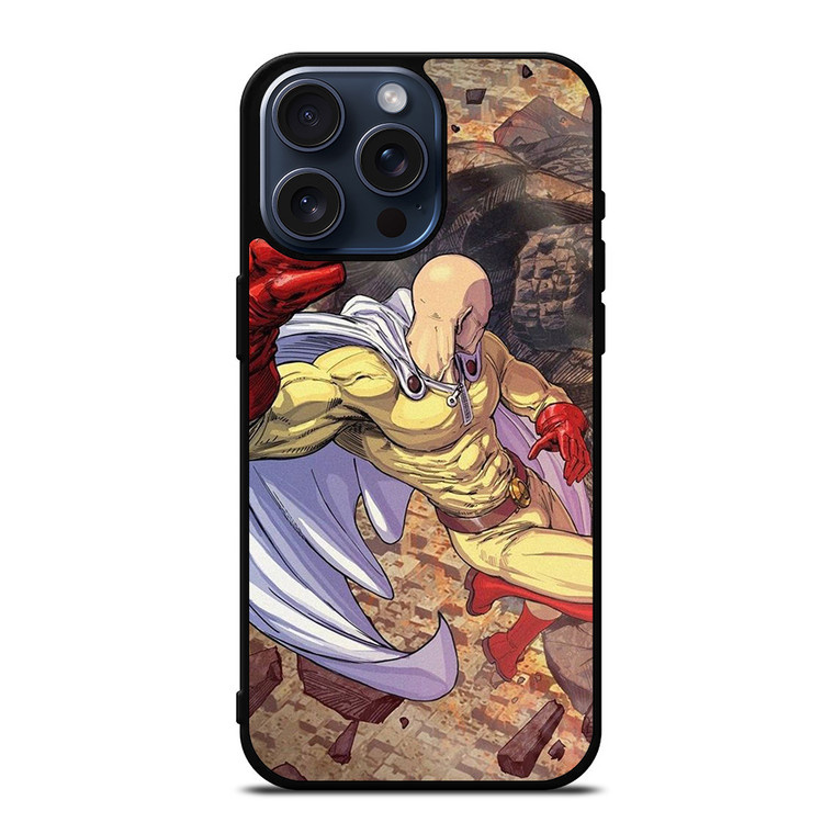 ONE PUNCH MAN SAITAMA MANGA iPhone 15 Pro Max Case