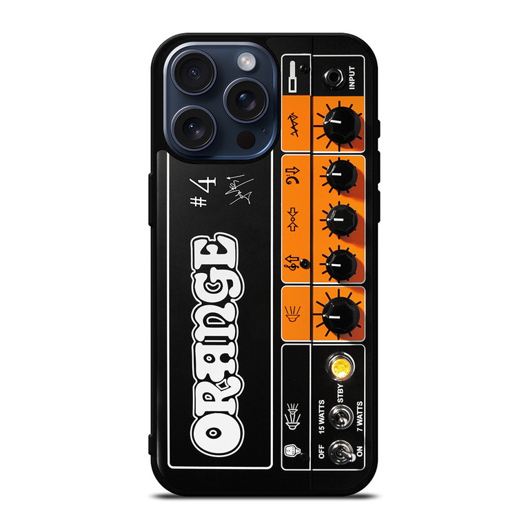 ORANGE GUITAR BASS AMP HEAD iPhone 15 Pro Max Case