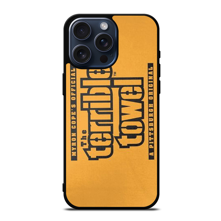 PITTSBURGH STEELERS TOWEL iPhone 15 Pro Max Case