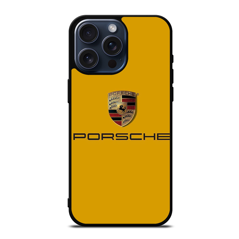 PORSCHE LOGO 3 iPhone 15 Pro Max Case