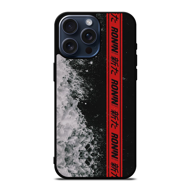 RONIN LOGO SPLASH WATER iPhone 15 Pro Max Case