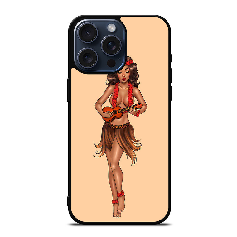 SAILOR JERRY S HULA GIRL iPhone 15 Pro Max Case