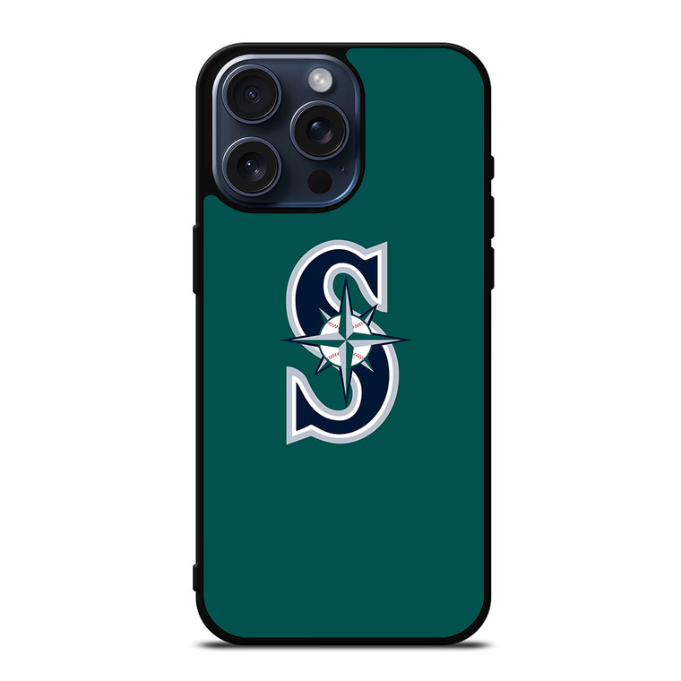 SEATTLE MARINERS LOGO GREEN iPhone 15 Pro Max Case