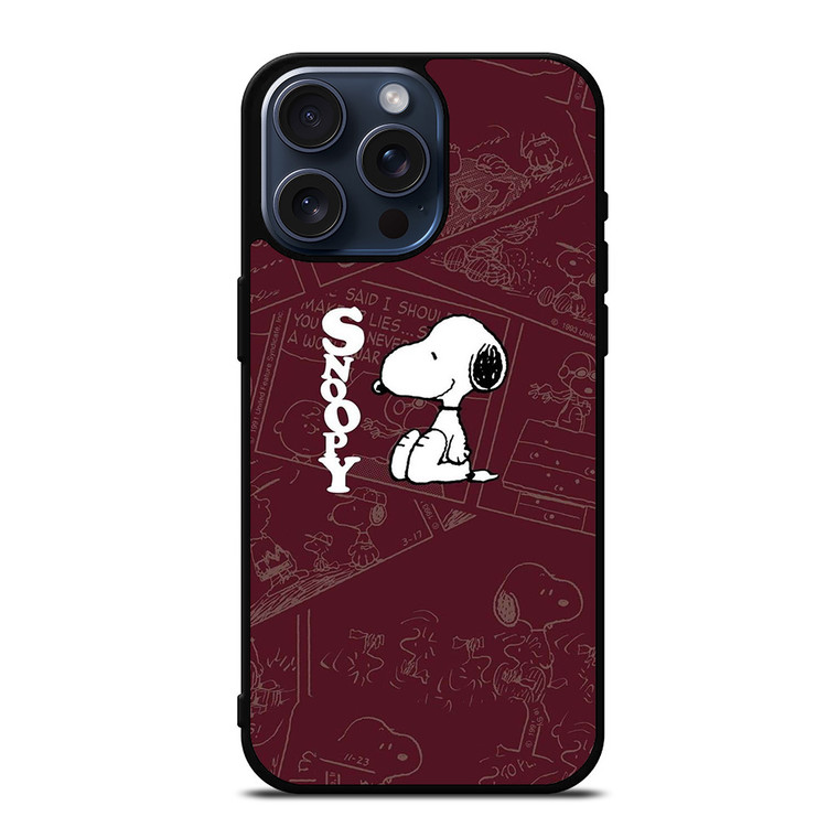 SNOOPY PEANUTS iPhone 15 Pro Max Case