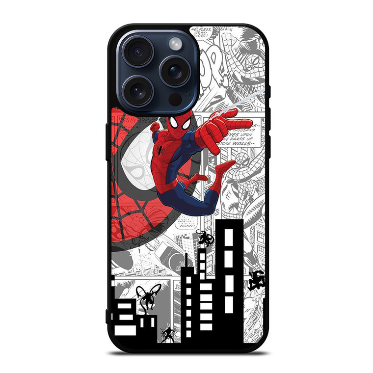 SPIDEMAN CARTOON COMIC iPhone 15 Pro Max Case