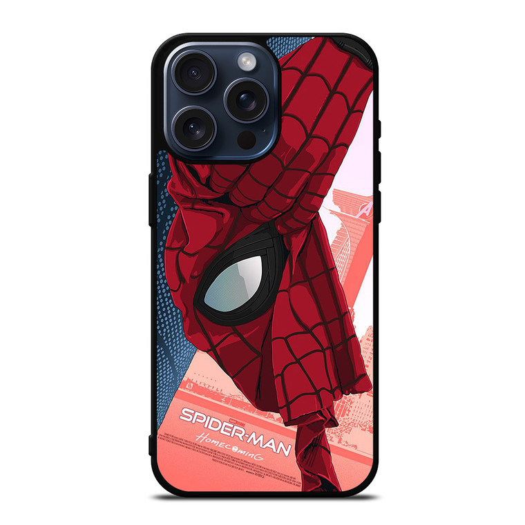 SPIDERMAN HOMECOMING MASK iPhone 15 Pro Max Case
