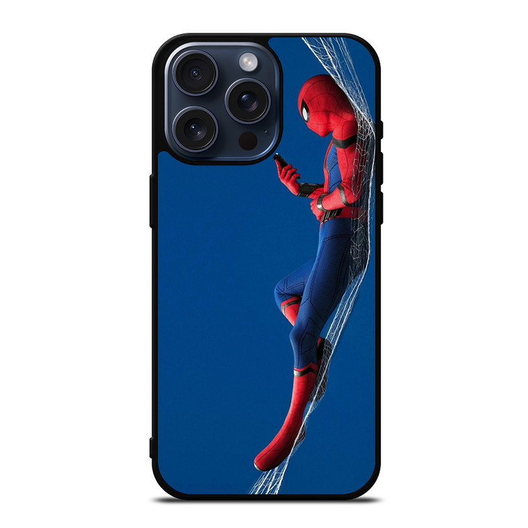 SPIDERMAN SPRIDER-MAN ON WEB iPhone 15 Pro Max Case