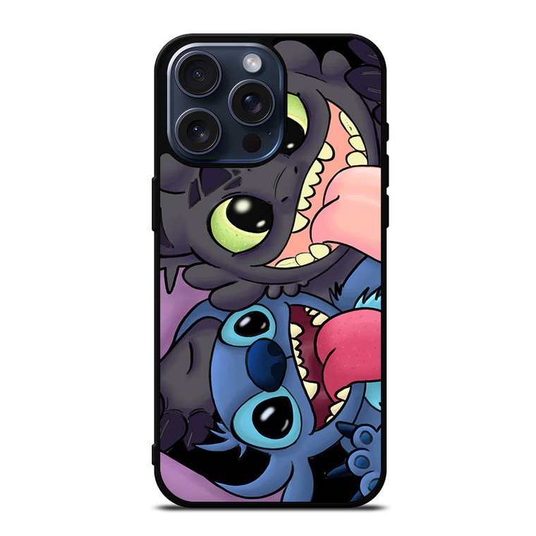 STITCH AND TOOTHLESS CARTOON iPhone 15 Pro Max Case