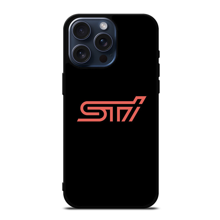 SUBARU WRX STI LOGO iPhone 15 Pro Max Case SUBARU WRX STI LOGO iPhone 15 Pro Max Case