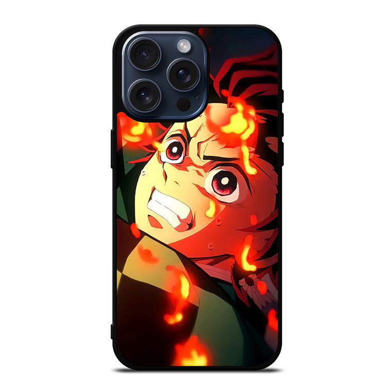 TANJIRO KAMADO DEMON SLAYER ANIME iPhone 15 Pro Max Case