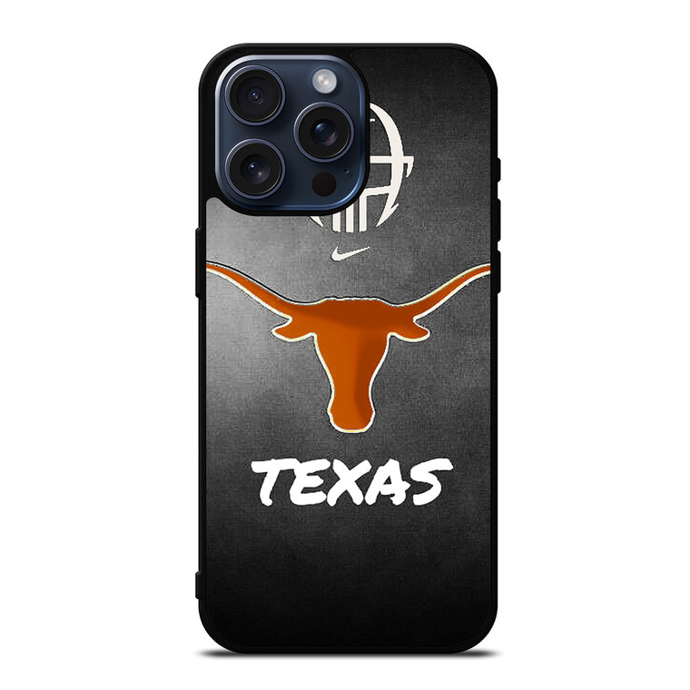 TEXAS LONGHORNS LOGO FOOTBALL iPhone 15 Pro Max Case