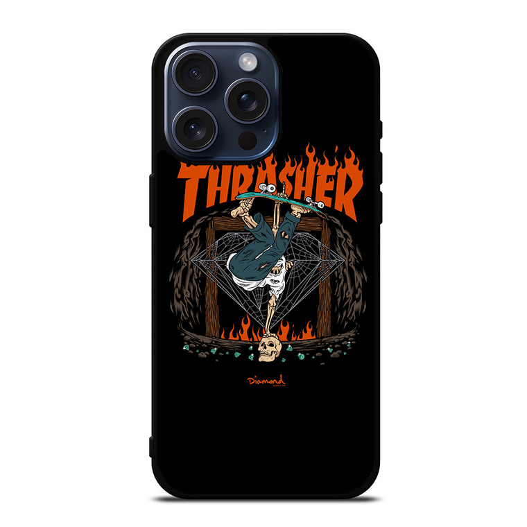 THRASHER DIAMOND SUPPLY CO iPhone 15 Pro Max Case