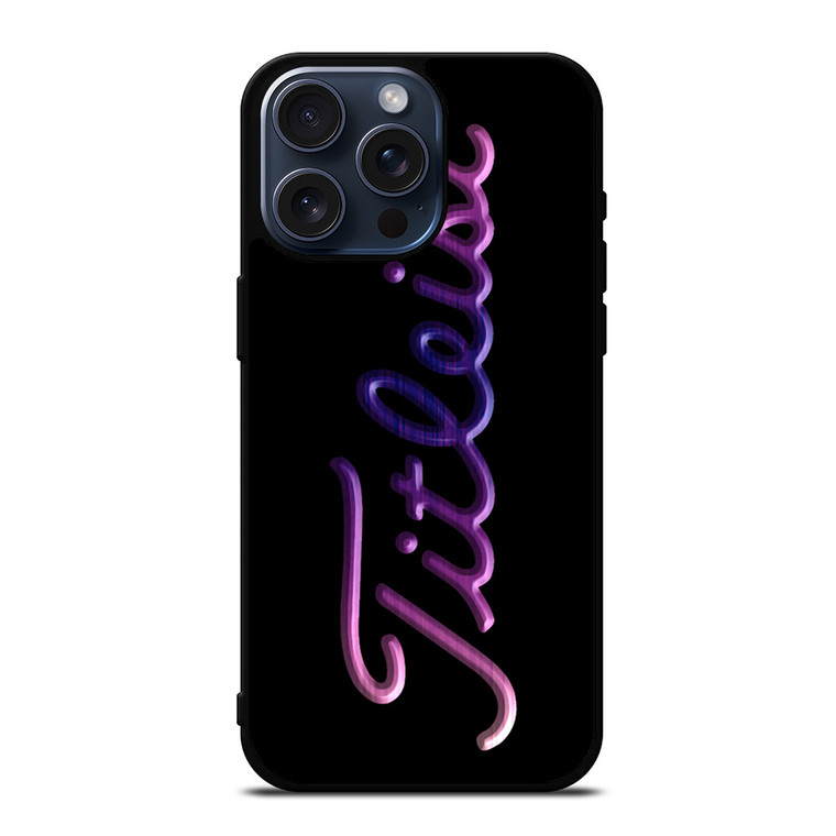 TITLEIST LOGO BLACK PURPLE iPhone 15 Pro Max Case