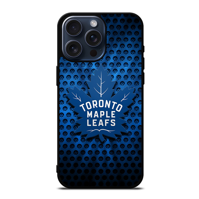 TORONTO MAPLE LEAFS LOGO METAL iPhone 15 Pro Max Case
