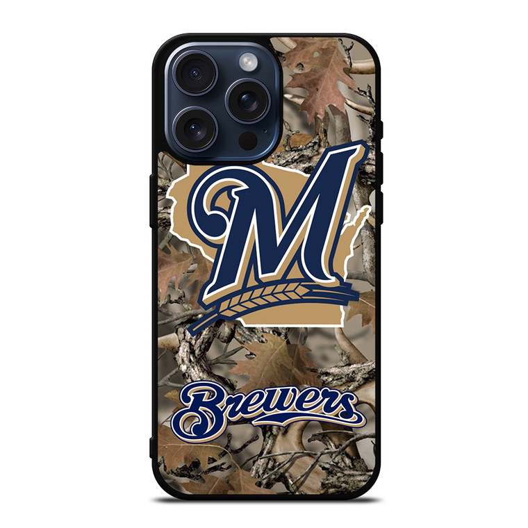 TREE CAMO MILWAUKEE BREWERS MLB iPhone 15 Pro Max Case