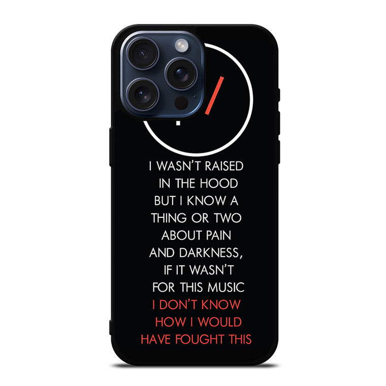 TWENTY ONE PILOTS LYRIC iPhone 15 Pro Max Case