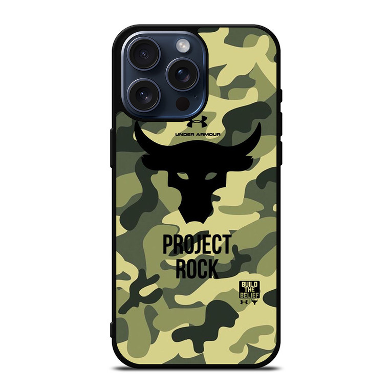 UNDER ARMOUR PROJECT ROCK CAMO iPhone 15 Pro Max Case