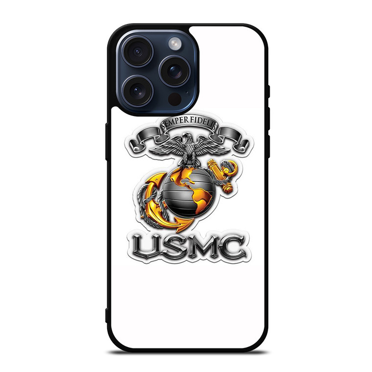 USMC MARINE CORP NAVY SEAL SEMPER FIDELIS iPhone 15 Pro Max Case
