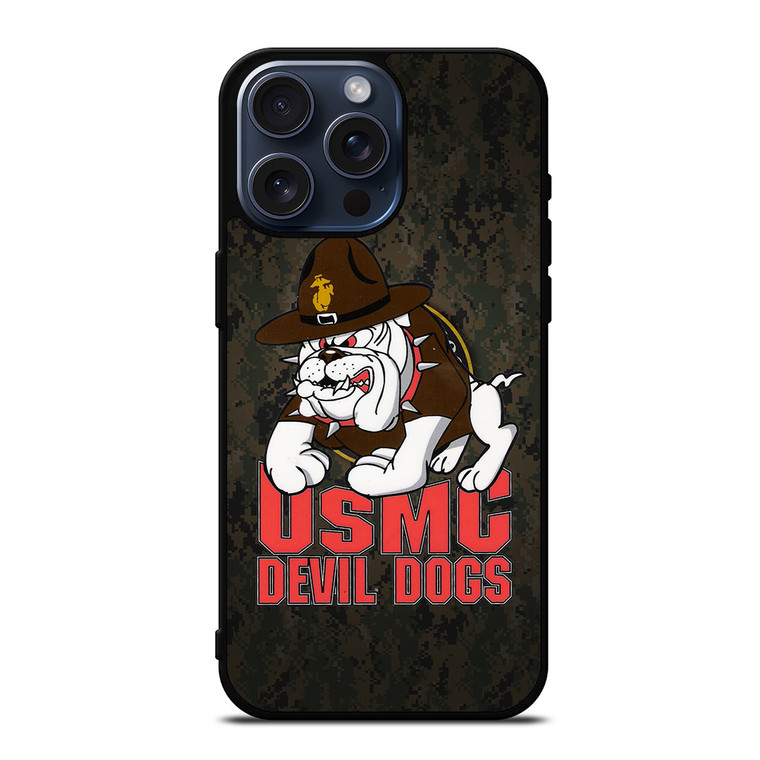 USMC MARINE DEVIL DOGS iPhone 15 Pro Max Case