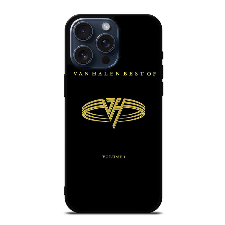 VAN HALLEN BEST OF ALBUM LOGO iPhone 15 Pro Max Case