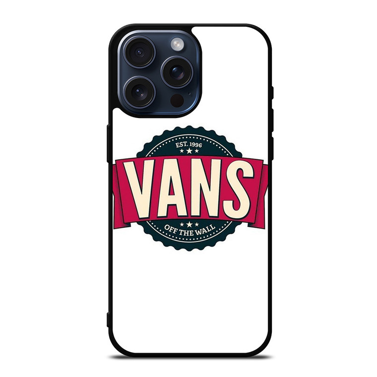 VANS CLASSIC LOGO BADGE iPhone 15 Pro Max Case