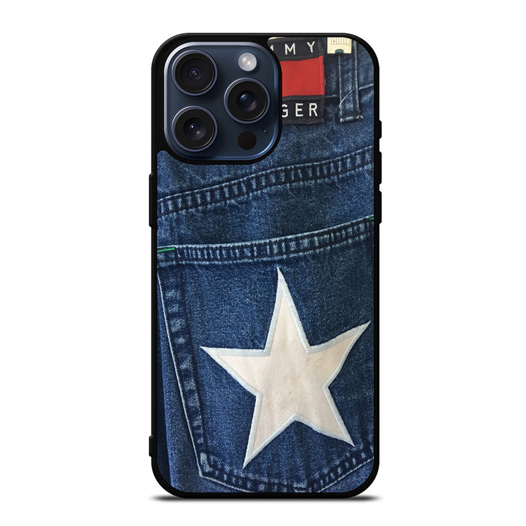 VINTAGE 90s TOMMY HILFIGER DENIM iPhone 15 Pro Max Case