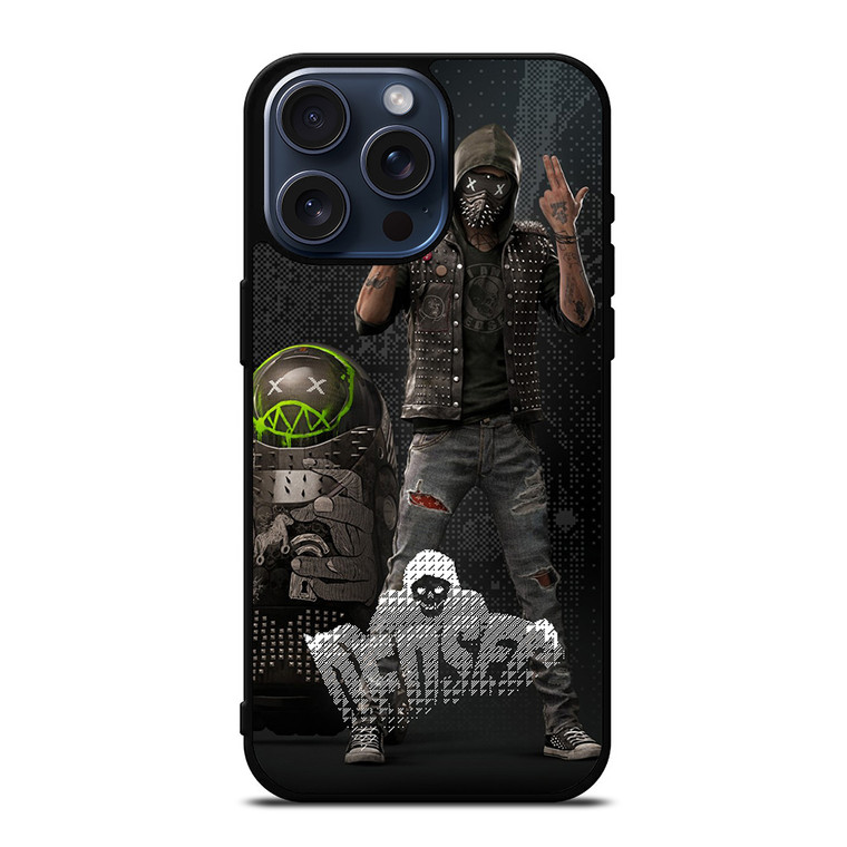 WATCH DOGS 2 DEDSED iPhone 15 Pro Max Case