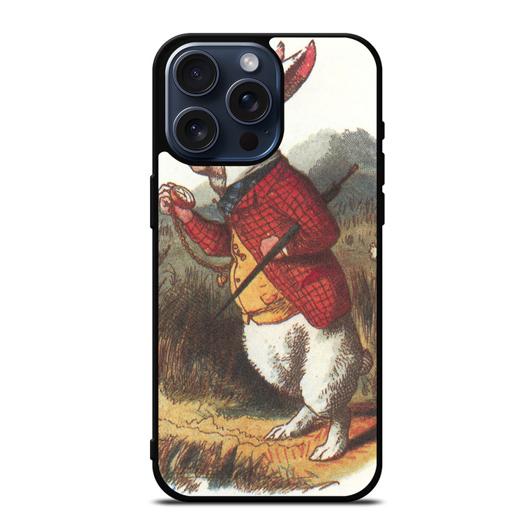 WHITE RABBIT ALICE IN WONDERLAND Disney iPhone 15 Pro Max Case