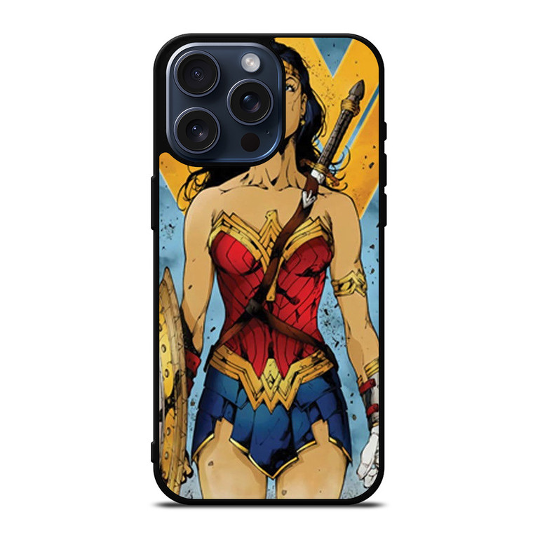 WONDER WOMAN DIANA COMIC iPhone 15 Pro Max Case WONDER WOMAN DIANA COMIC iPhone 15 Pro Max Case