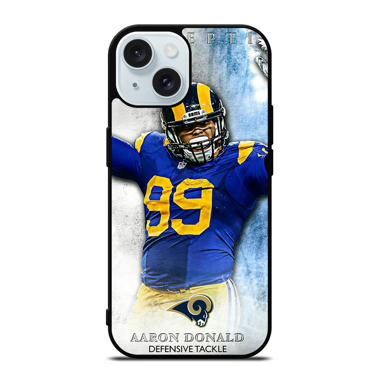 AARON DONALD RAMS iPhone 15  Case Cover