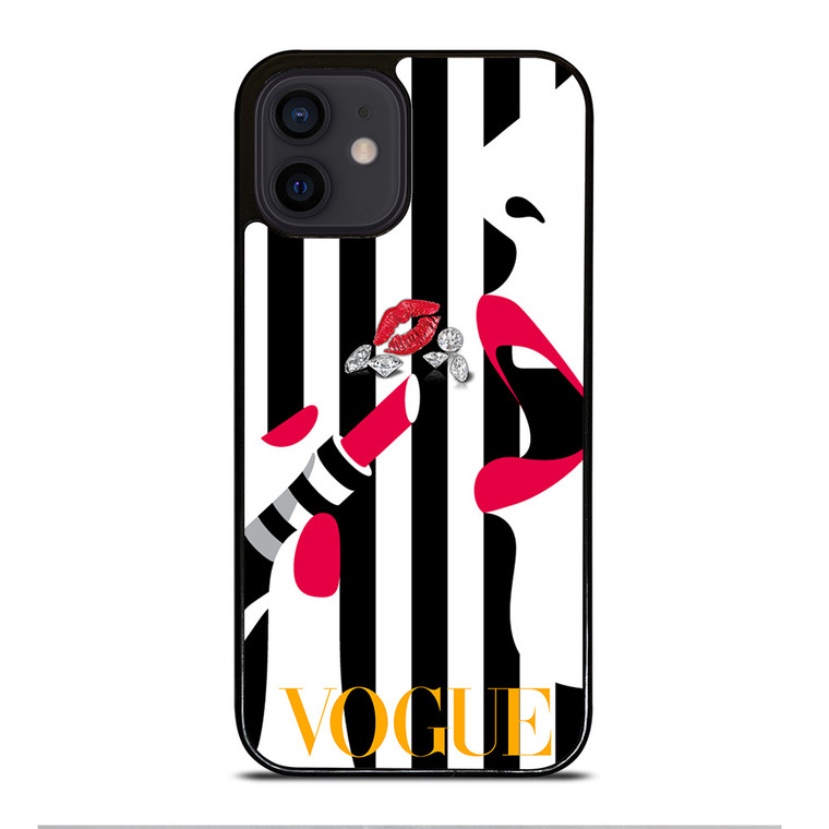 VOGUE LOGO LIPSTICK iPhone 12 Mini Case
