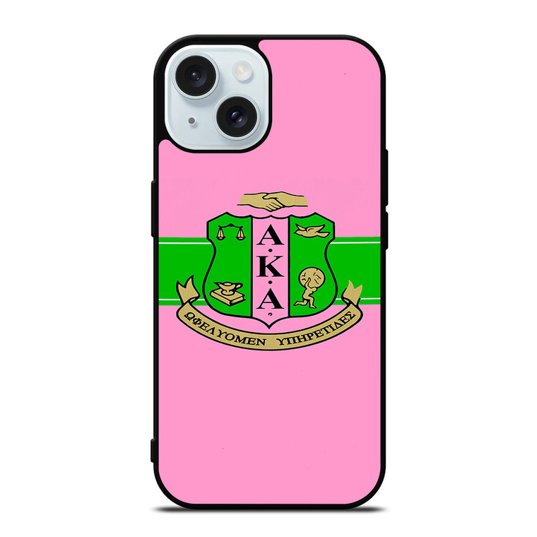AKA PINK AND GREEN iPhone 15  Case Cover