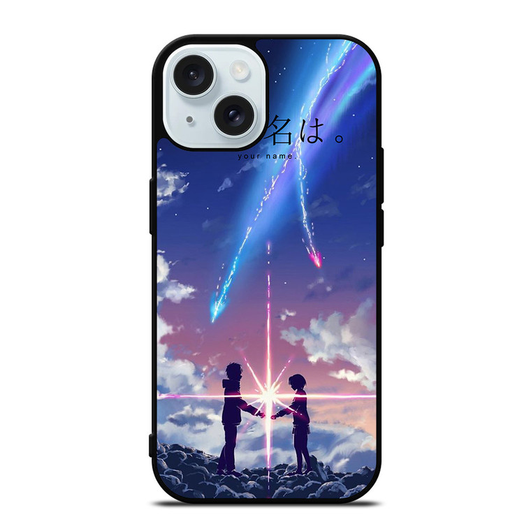 ANIME MOVIE YOUR NAME KIMI NO NAMAE WA SPARKLING COMET iPhone 15  Case Cover
