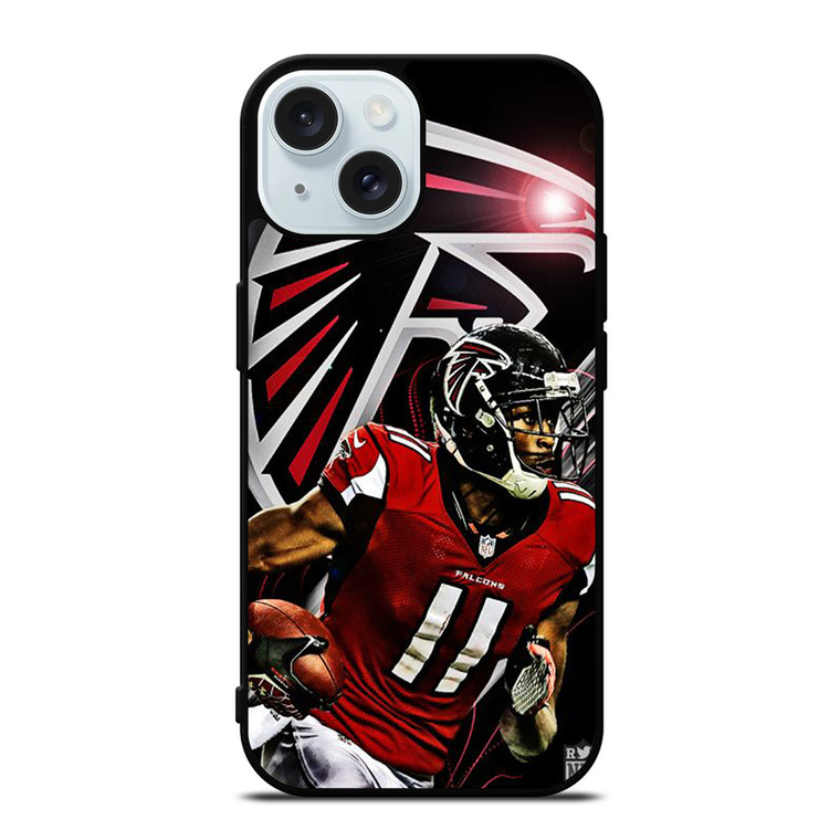 ATLANTA FALCONS 11 JULIO JONES iPhone 15  Case Cover