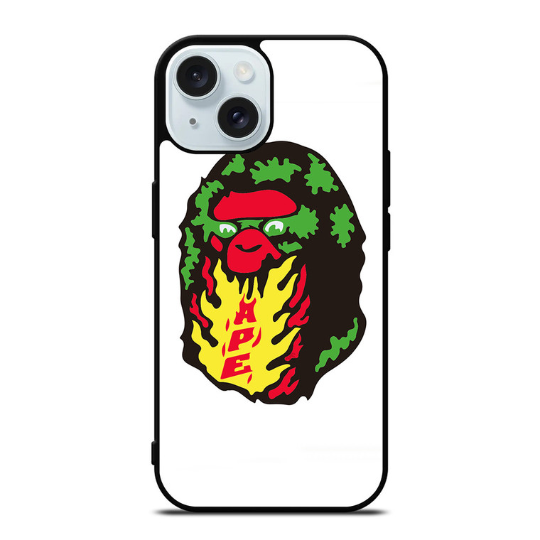BAPE LOGO ARTWORK iPhone 15  Case Cover