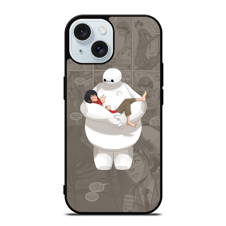 BAYMAX BIG HERO 6 COMIC iPhone 15  Case Cover BAYMAX BIG HERO 6 COMIC iPhone 15  Case Cover
